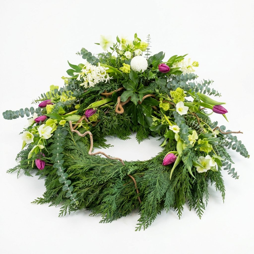 Krans med eucalyptus